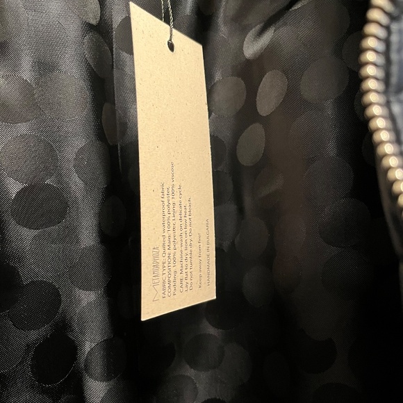 Navy blue puffer coat balloon hem XXL - Picture 9 of 13